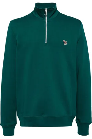 Paul Smith Felpa zebrata con zip