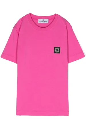 Stone Island T-shirt con applicazione Compass