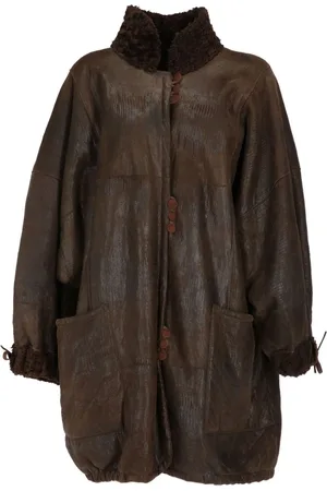 A.N.G.E.L.O. Vintage Cult Cappotto con collo in shearling Pre-owned anni 