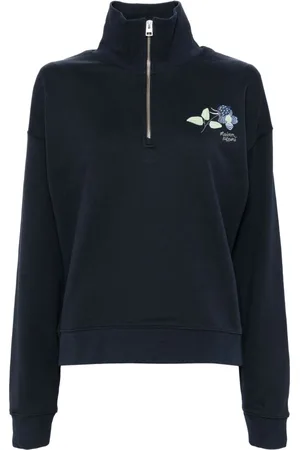 Maison Kitsuné Felpa Strawberry Leaf