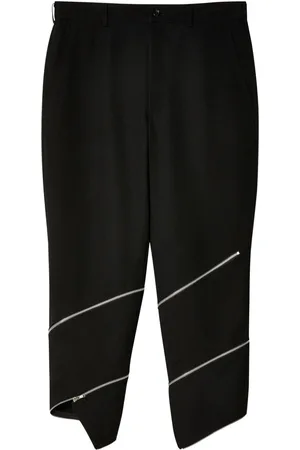 Comme des Garçons Pantaloni crop con zip