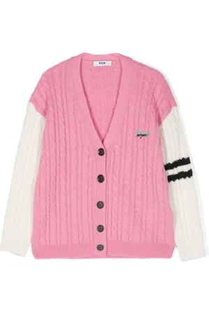 Msgm Cardigan con ricamo