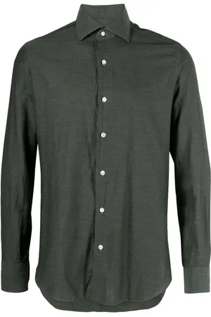 BARBA Camicia con collo ampio