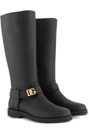 Dolce & Gabbana Stivali con placca logo