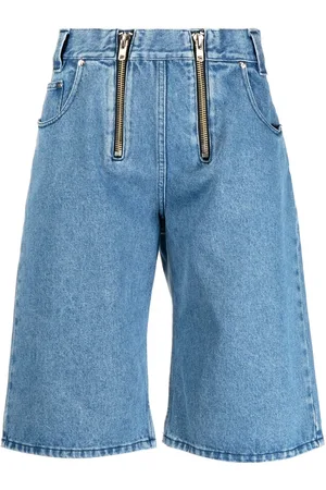 Kennel & Schmenger Bermuda denim con doppia zip