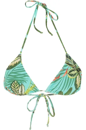 Lygia & Nanny Top bikini Ilana con stampa tropicale