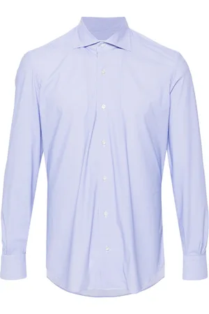 MAZZARELLI Camicia con motivo pied-de-poule
