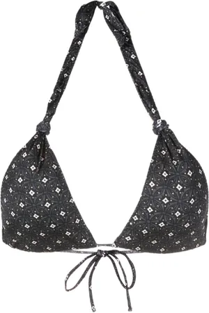 CLUBE BOSSA Top bikini Rings con stampa grafica
