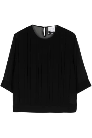 Edward Achour Paris Blusa semi trasparente
