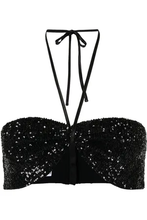 In the Mood for Love Top crop con paillettes T Patty