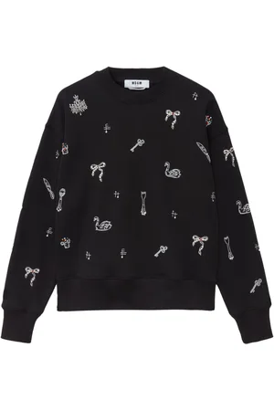 Msgm Felpa con perline