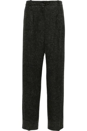 CHANEL Pantaloni sartoriali a vita alta 2002