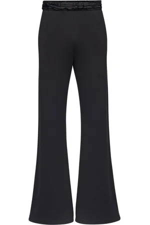 Maison Margiela Pantaloni svasati con ruches