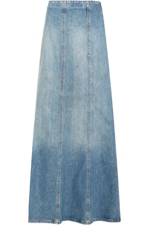 haikure Gonna midi denim