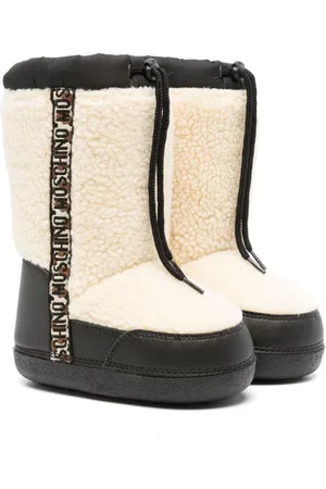 Moschino Stivali da neve in finto shearling