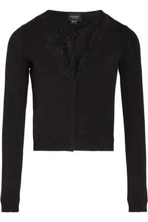 Giambattista Valli Cardigan con dettagli in pizzo