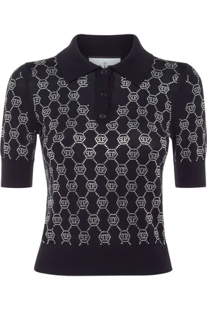 Philipp Plein Polo con strass