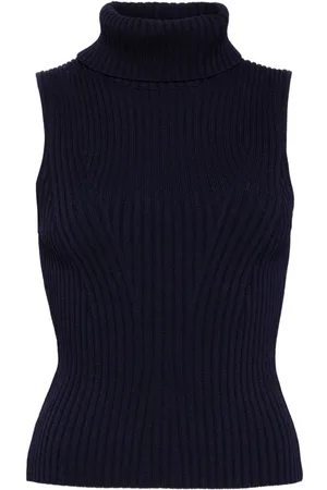 Staud Top smanicato a collo alto