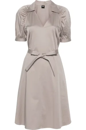 HUGO BOSS Abito midi con cintura
