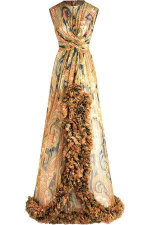 Etro Abito lungo con ruches