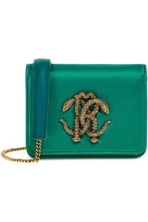 Roberto Cavalli Borsa mini con placca logo