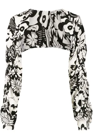 AMIR SLAMA Blusa a fiori
