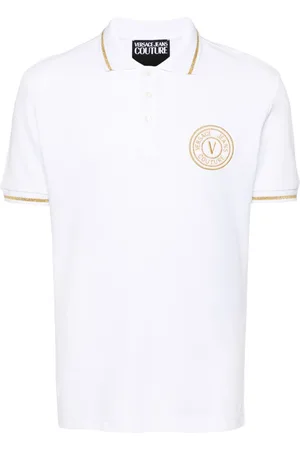 VERSACE Polo con ricamo