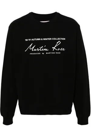 MARTINE ROSE Felpa con stampa