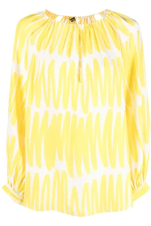Kiton Blusa con stampa astratta