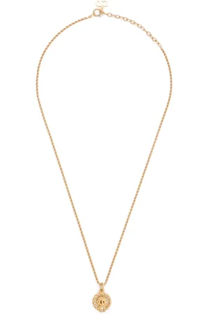 Dior Collana con logo CD di strass