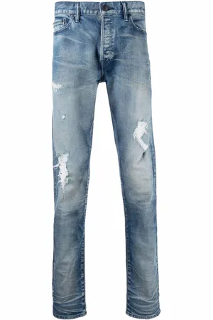 JOHN ELLIOTT Jeans con effetto vissuto