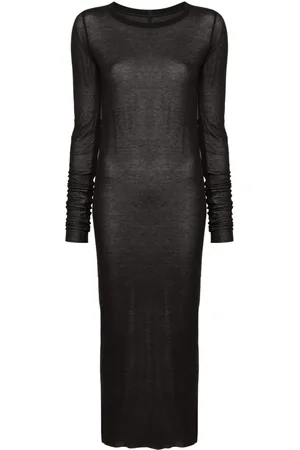 Rick Owens Abito midi a coste