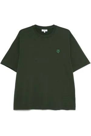 Maison Kitsuné T-shirt con applicazione Bold Fox Head