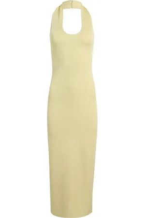Khaite Abito midi Coraline con scollo all