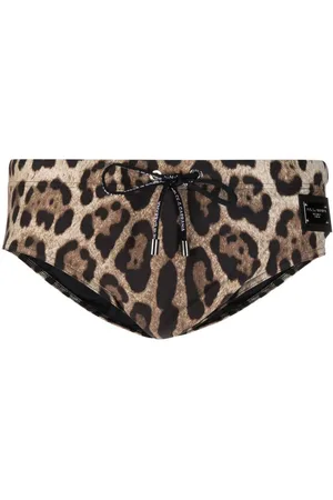 Dolce & Gabbana Costume da bagno leopardato