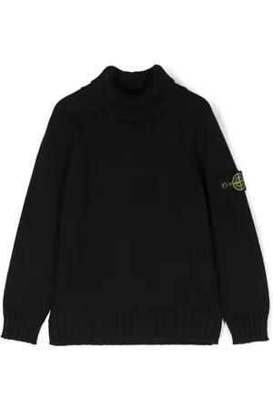 Stone Island Felpa con applicazione Compass