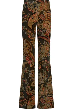 Etro Pantaloni con stampa paisley