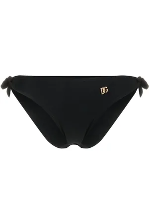Dolce & Gabbana Slip bikini con placca logo