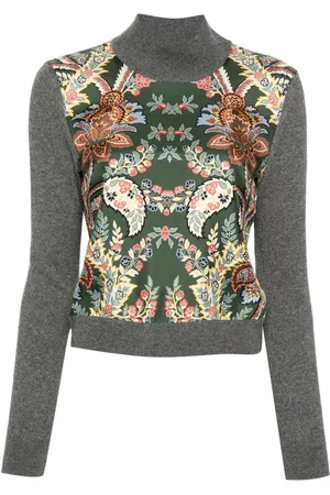 Etro Maglione con inserti a contrasto