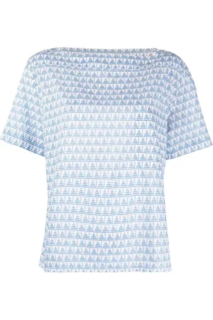 Hermès T-shirt con stampa geometrica anni 