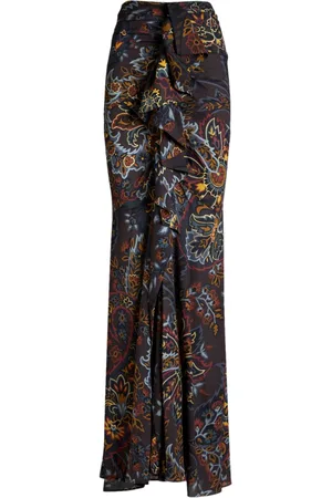 Etro Gonna lunga con stampa paisley