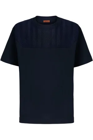 Missoni T-shirt con motivo a zigzag