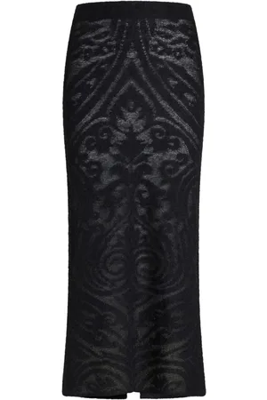 Etro Gonna midi con effetto jacquard