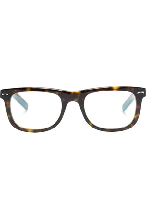 Montblanc Occhiali squadrati con effetto tartarugato