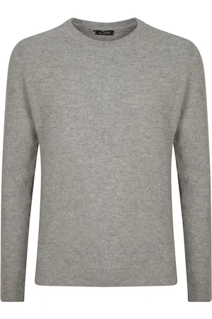 CENERE GB Maglione a coste