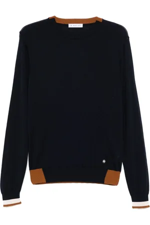 Manuel Ritz Maglione con bordo a righe