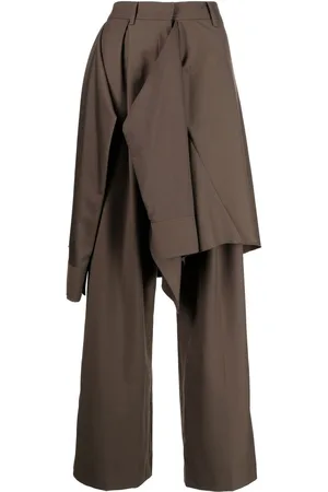 GOEN.J Pantaloni con design a strati