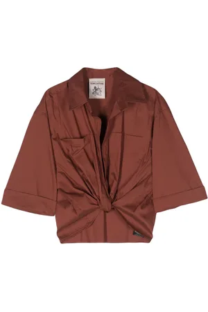 SEMICOUTURE Camicia crop