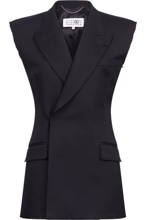 Maison Margiela Gilet con taglio a vivo
