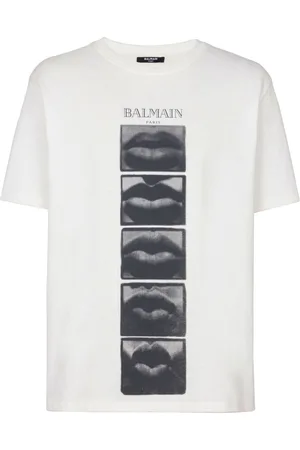 Balmain T-shirt con stampa vintage